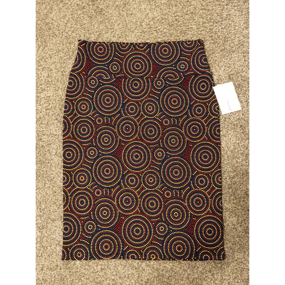 LuLaRoe Cassie Pencil Skirt - L